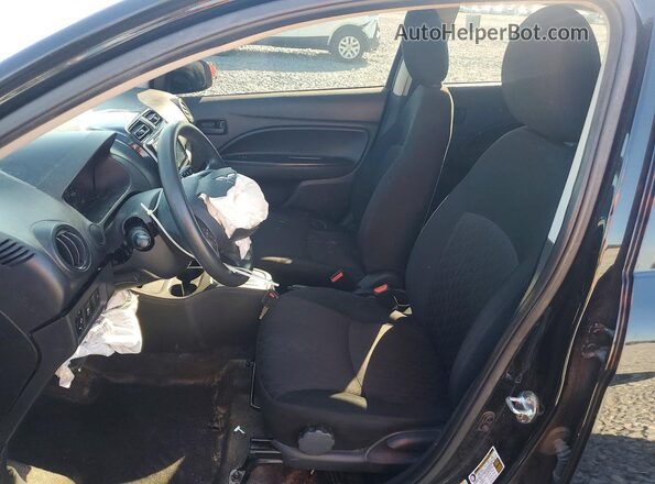 ML32AUHJ1PH006852 2023 MITSUBISHI MIRAGE Black Widok wnętrza z przodu