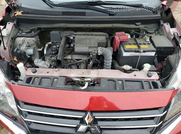 ML32AUHJ3MH010087 2021 MITSUBISHI MIRAGE Red Սալոնի հետևի տեսք