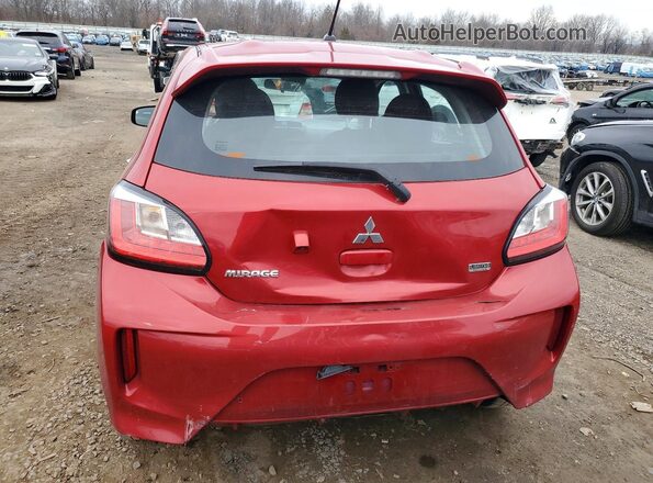 ML32AUHJ3MH010087 2021 MITSUBISHI MIRAGE Red Հետևի տեսք