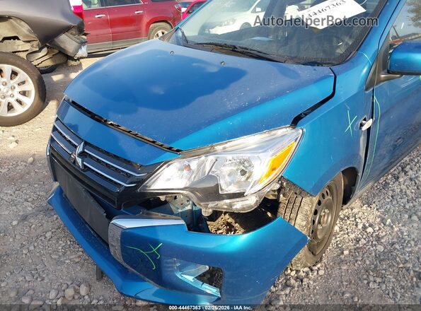 ML32AUHJ3RH032095 2024 MITSUBISHI MIRAGE Blue Front view