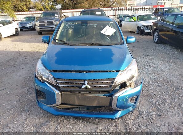 ML32AUHJ3RH032095 2024 MITSUBISHI MIRAGE Blue Instrument cluster view