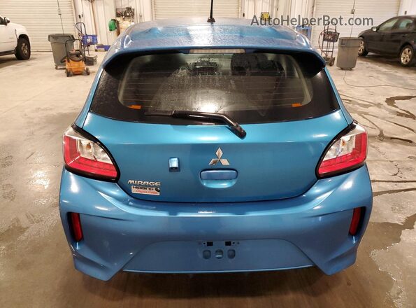ML32AUHJ4NH003781 2022 MITSUBISHI MIRAGE Blue უკანა ხედი