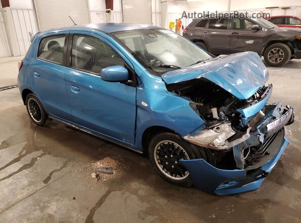 ML32AUHJ4NH003781 2022 MITSUBISHI MIRAGE Blue წინა მარჯვენა