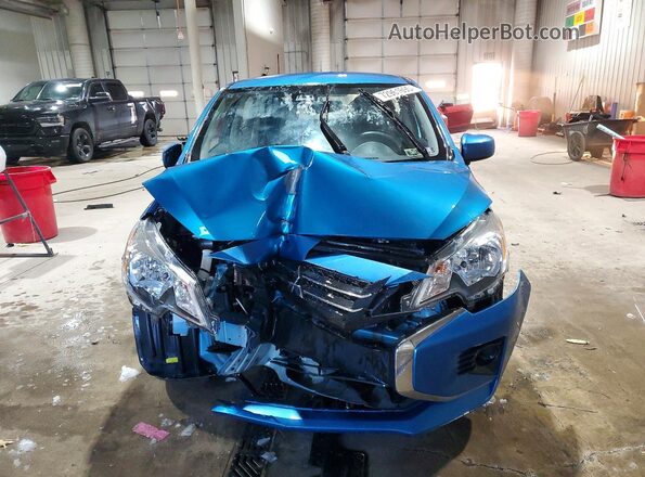 ML32AUHJ7NH008599 2022 MITSUBISHI MIRAGE Blue Դիմացի տեսք