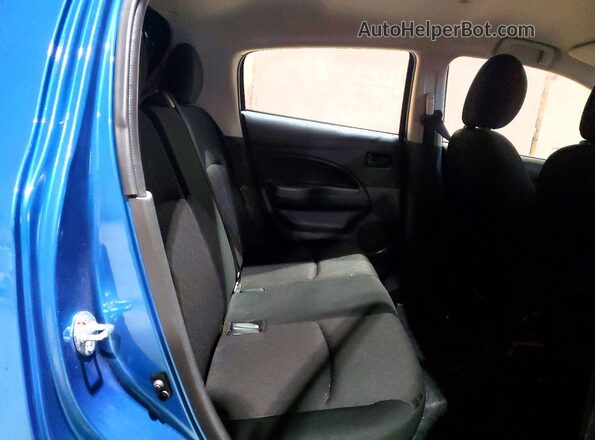 ML32AUHJ7NH008599 2022 MITSUBISHI MIRAGE Blue Հետևի նստատեղերի տեսք