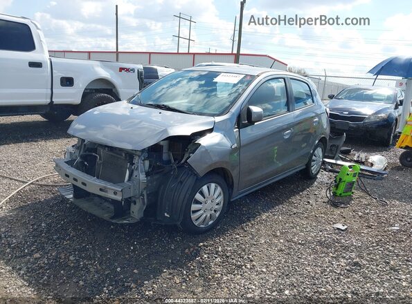 ML32AUHJ8MH012479 2021 MITSUBISHI MIRAGE Gray Առջևի ձախ երեք քառորդ տեսարան