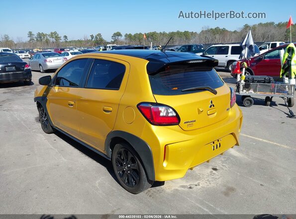ML32AWHJ9RH040052 2024 MITSUBISHI MIRAGE Yellow Rear left