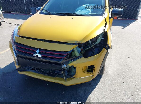 ML32AWHJ9RH040052 2024 MITSUBISHI MIRAGE Yellow Front view