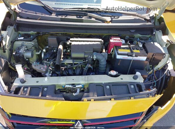 ML32AWHJ9RH040052 2024 MITSUBISHI MIRAGE Yellow Rear view