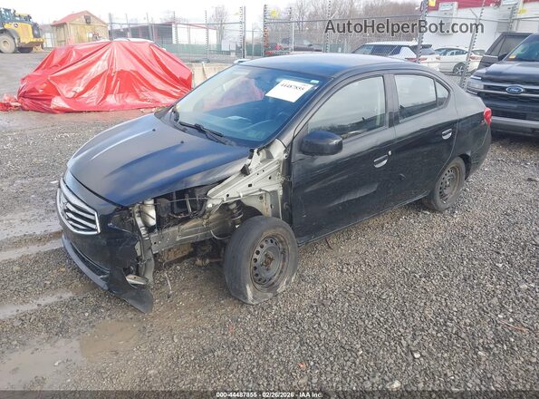 ML32F3FJ0JHF11175 2018 MITSUBISHI MIRAGE G4 Black Առջևի ձախ երեք քառորդ տեսարան