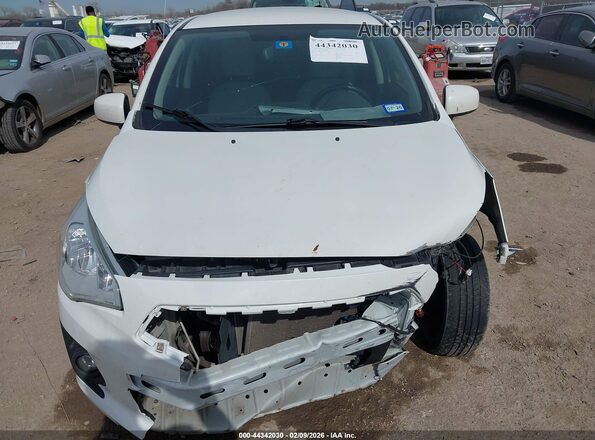 ML32F3FJ1JHF12464 2018 MITSUBISHI MIRAGE G4 White Вид спереду