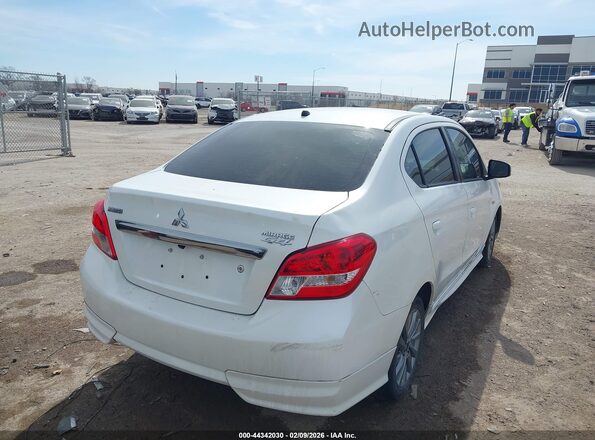 ML32F3FJ1JHF12464 2018 MITSUBISHI MIRAGE G4 White Задня права чверть