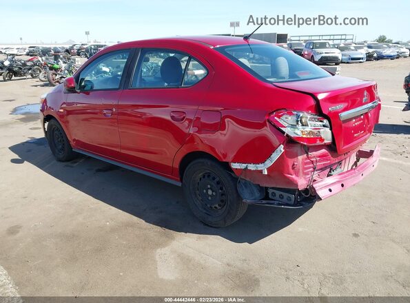 ML32F3FJ1KHF07749 2019 MITSUBISHI MIRAGE G4 Бордовый Задняя левая четверть