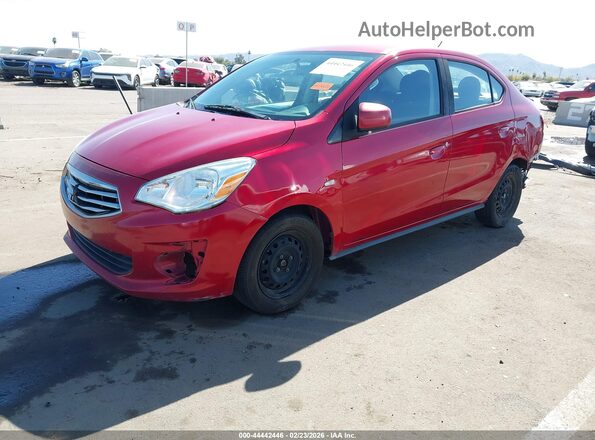 ML32F3FJ1KHF07749 2019 MITSUBISHI MIRAGE G4 Бордовый Передняя левая четверть