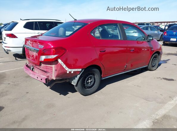 ML32F3FJ1KHF07749 2019 MITSUBISHI MIRAGE G4 Бордовый Задняя правая четверть