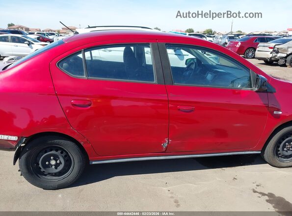 ML32F3FJ1KHF07749 2019 MITSUBISHI MIRAGE G4 Бордовый Вид задней части салона