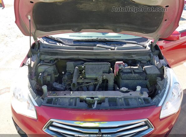 ML32F3FJ1KHF07749 2019 MITSUBISHI MIRAGE G4 Бордовый Вид сзади