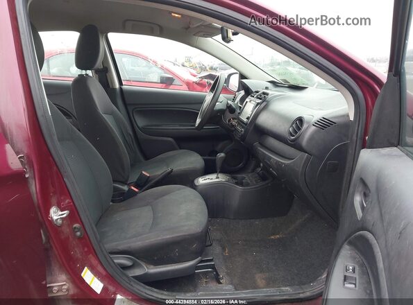 ML32F3FJ1LHF01001 2020 MITSUBISHI MIRAGE G4 Maroon წინა სალონის ხედი