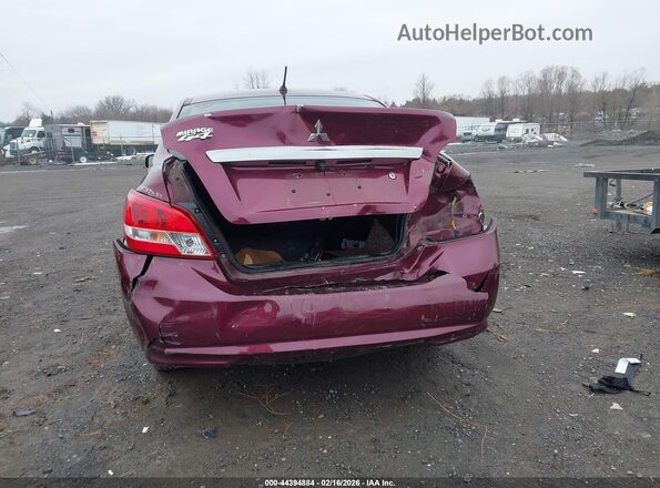 ML32F3FJ1LHF01001 2020 MITSUBISHI MIRAGE G4 Maroon წინა ხედი