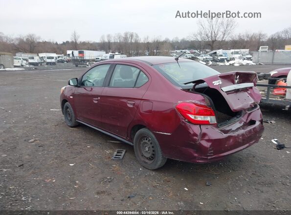 ML32F3FJ1LHF01001 2020 MITSUBISHI MIRAGE G4 Maroon უკანა მარცხენა