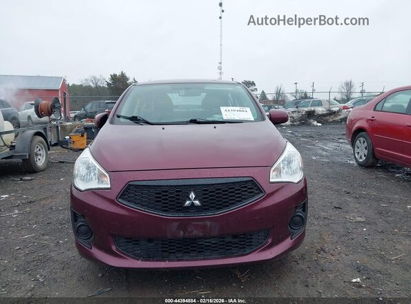 ML32F3FJ1LHF01001 2020 MITSUBISHI MIRAGE G4 Maroon უკანა სალონის ხედი