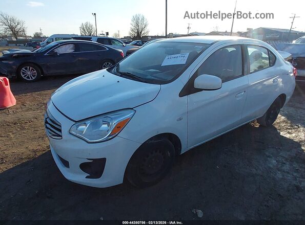 ML32F3FJ2JHF09217 2018 MITSUBISHI MIRAGE G4 White Առջևի ձախ երեք քառորդ տեսարան