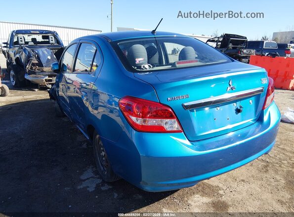 ML32F3FJ3HHF05493 2017 MITSUBISHI MIRAGE G4 Blue Trasero izquierdo