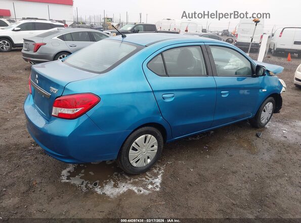 ML32F3FJ6HHF19663 2017 MITSUBISHI MIRAGE G4 Blue Trasero derecho