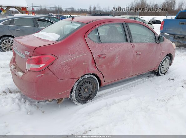ML32F3FJ6JHF01346 2018 MITSUBISHI MIRAGE G4 Red 