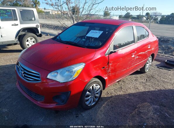 ML32F3FJ6JHF06305 2018 MITSUBISHI MIRAGE G4 Red 