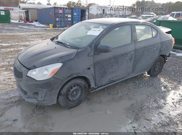 ML32F3FJ6LHF05478 2020 MITSUBISHI MIRAGE G4 Black Առջևի ձախ երեք քառորդ տեսարան