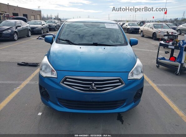 ML32F3FJ8KHF01558 2019 MITSUBISHI MIRAGE G4 Синий Вид задней части салона
