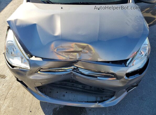 ML32F4FJ6JHF12448 2018 MITSUBISHI MIRAGE Серый Вид задней части салона