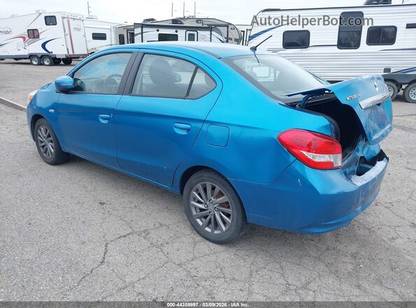 ML32F4FJXHHF14116 2017 MITSUBISHI MIRAGE G4 Blue Rear left