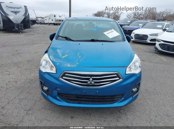 ML32F4FJXHHF14116 2017 MITSUBISHI MIRAGE G4 Blue Instrument cluster view