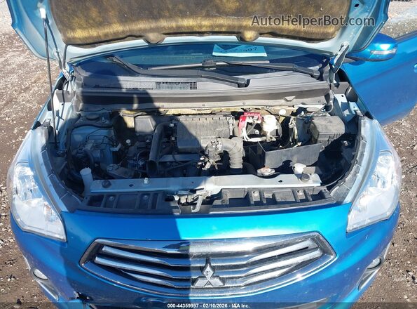 ML32F4FJXHHF14116 2017 MITSUBISHI MIRAGE G4 Blue Rear view