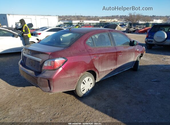 ML32FUFJ3RHF04531 2024 MITSUBISHI MIRAGE G4 Burgundy Հետևի աջ