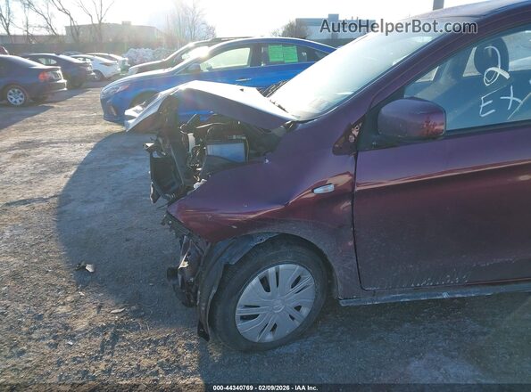 ML32FUFJ3RHF04531 2024 MITSUBISHI MIRAGE G4 Burgundy Դիմացի տեսք