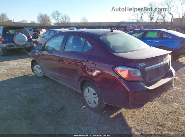 ML32FUFJ3RHF04531 2024 MITSUBISHI MIRAGE G4 Burgundy Հետևի ձախ