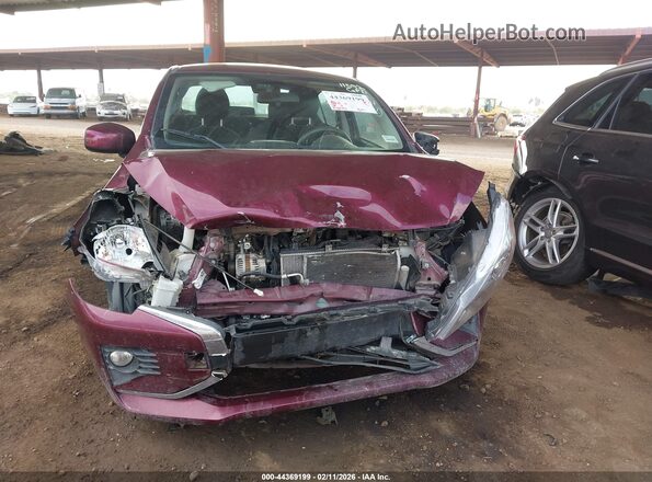 ML32FUFJ4MHF01243 2021 MITSUBISHI MIRAGE G4 Red Vista del cuadro de instrumentos