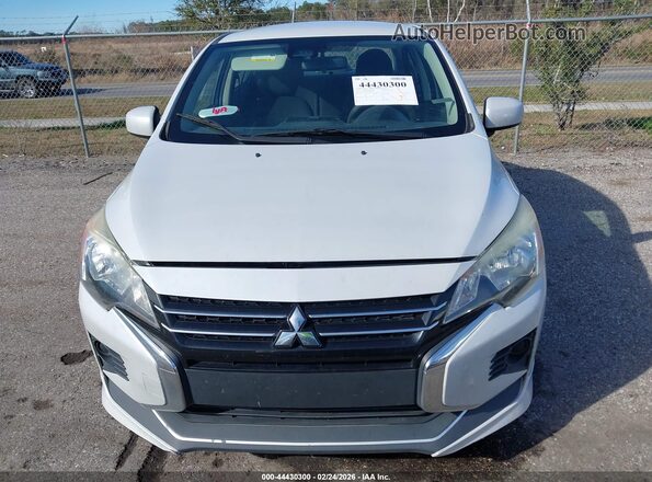 ML32FUFJ7MHF04525 2021 MITSUBISHI MIRAGE G4 White Widok zestawu wskaźników