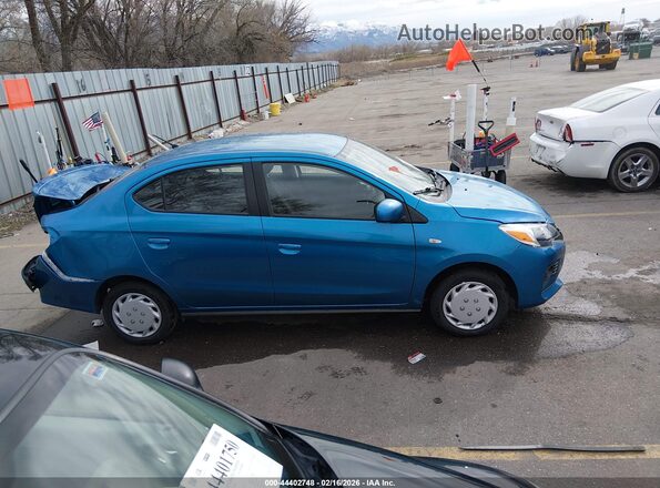 ML32FUFJ7PHF01029 2023 MITSUBISHI MIRAGE G4 Blue Vista interior trasera