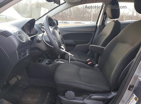 ML32FVFJ4NHF05025 2022 MITSUBISHI MIRAGE Silver წინა სალონის ხედი