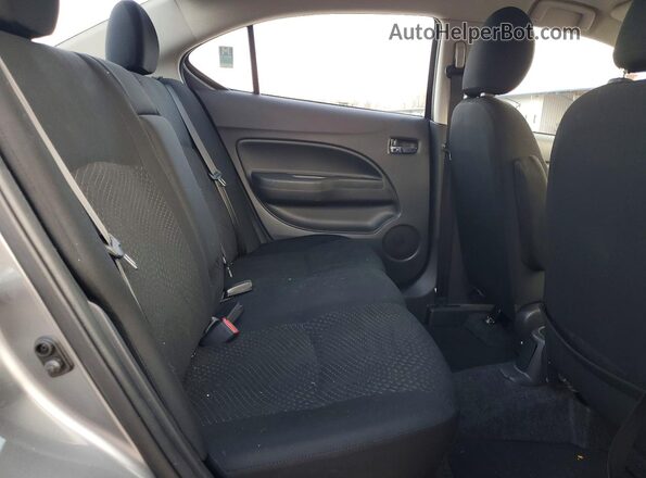 ML32FVFJ4NHF05025 2022 MITSUBISHI MIRAGE Silver უკანა სავარძლების ხედი