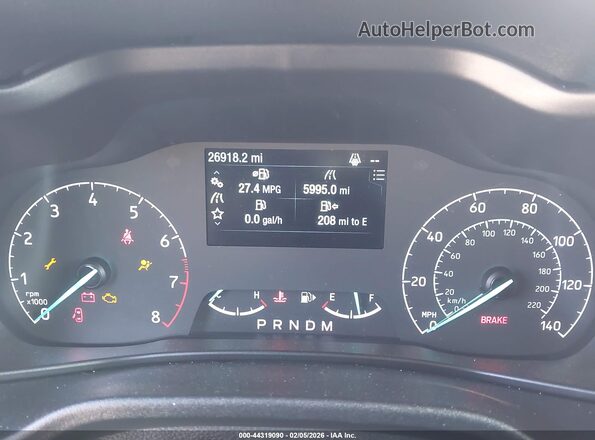NM0LS7E21K1401044 2019 FORD TRANSIT CONNECT White Вид салону спереду
