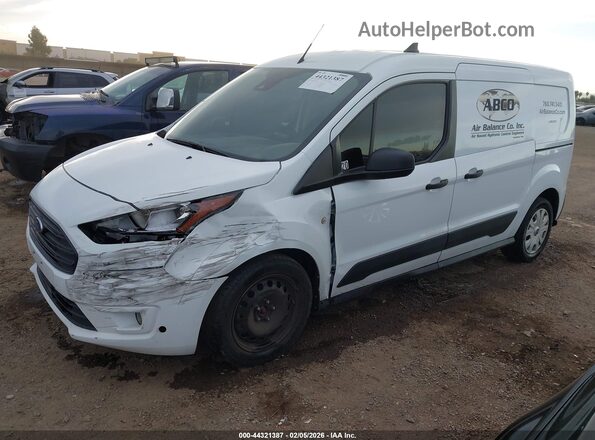 NM0LS7F25M1494393 2021 FORD TRANSIT CONNECT Белый Передняя левая четверть