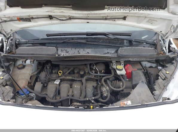 NM0LS7F25M1494393 2021 FORD TRANSIT CONNECT Белый Вид сзади