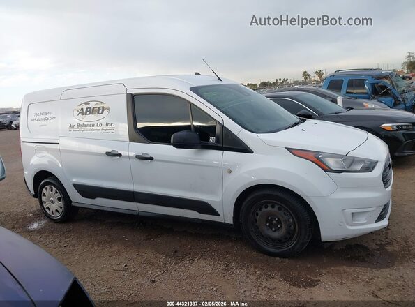 NM0LS7F25M1494393 2021 FORD TRANSIT CONNECT Белый Вид задней части салона