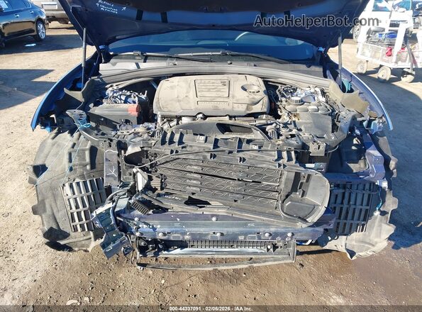 SADCJ2EX1NA699074 2022 JAGUAR F-PACE Blue Вид ззаду