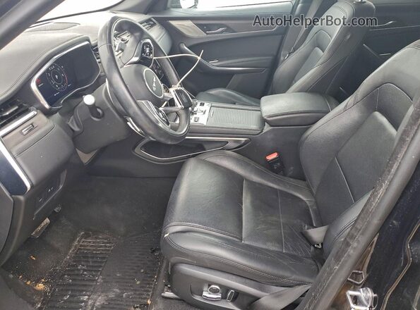 SADCJ2EX2MA666518 2021 JAGUAR F-PACE Black Widok wnętrza z przodu